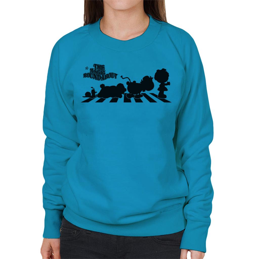 The Magic Roundabout Characters Silhouette Women's Sweatshirt-ALL + EVERY