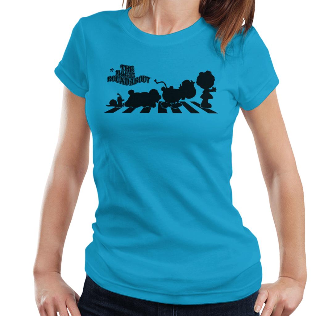 The Magic Roundabout Characters Silhouette Women's T-Shirt-ALL + EVERY