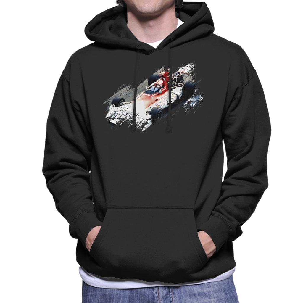 Motorsport Images Niki Lauda BRM P160E Monaco GP Monte Carlo 1973 Men's Hooded Sweatshirt