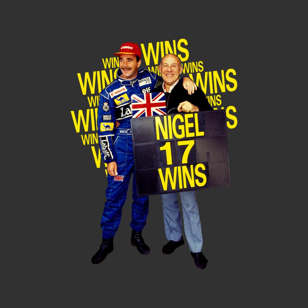 Motorsport Images Nigel Mansell With Stirling Moss At Silverstone 1991 Men's Hooded Sweatshirt-ALL + EVERY