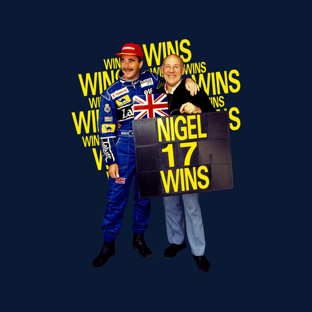 Motorsport Images Nigel Mansell With Stirling Moss At Silverstone 1991 Kids T-Shirt-ALL + EVERY