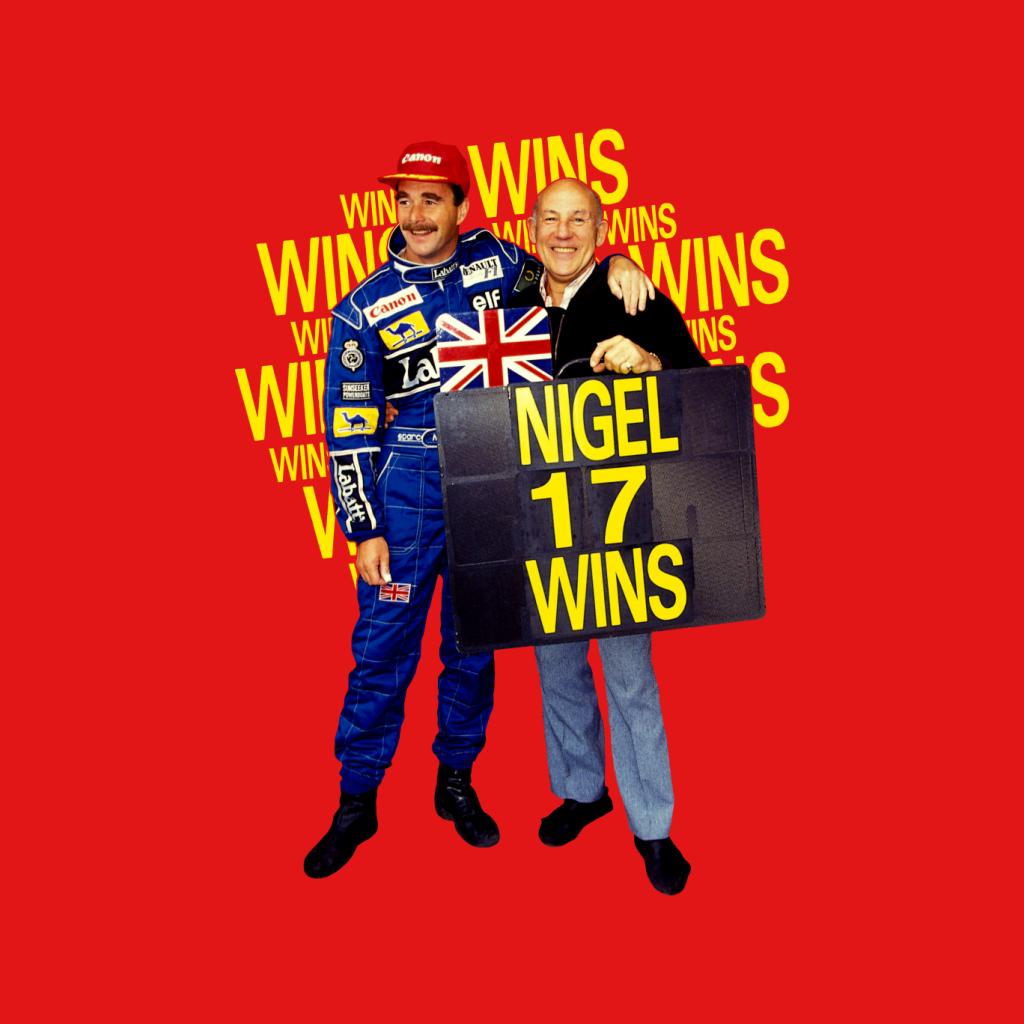 Motorsport Images Nigel Mansell With Stirling Moss At Silverstone 1991 Women's T-Shirt-ALL + EVERY