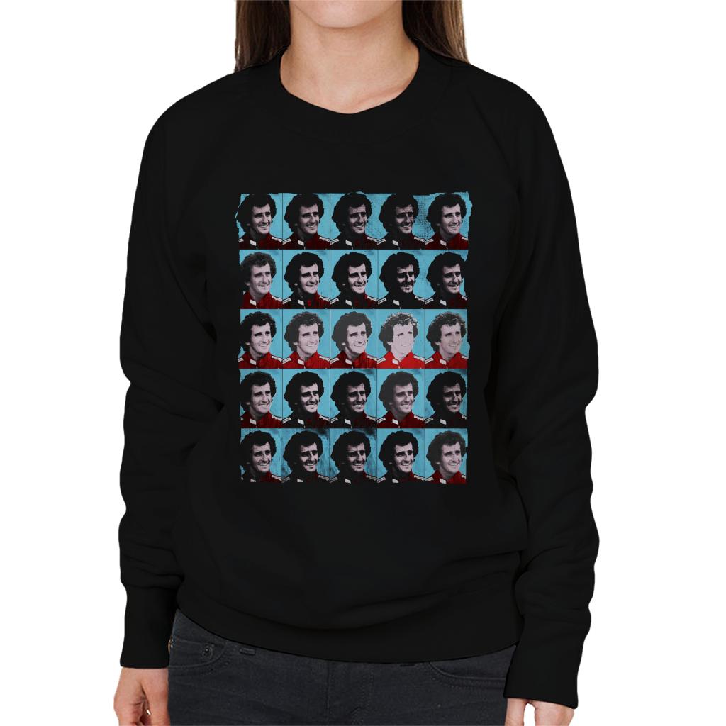 Motorsport Images Alain Prost Formula One World Championship Pop Art Women's Sweatshirt