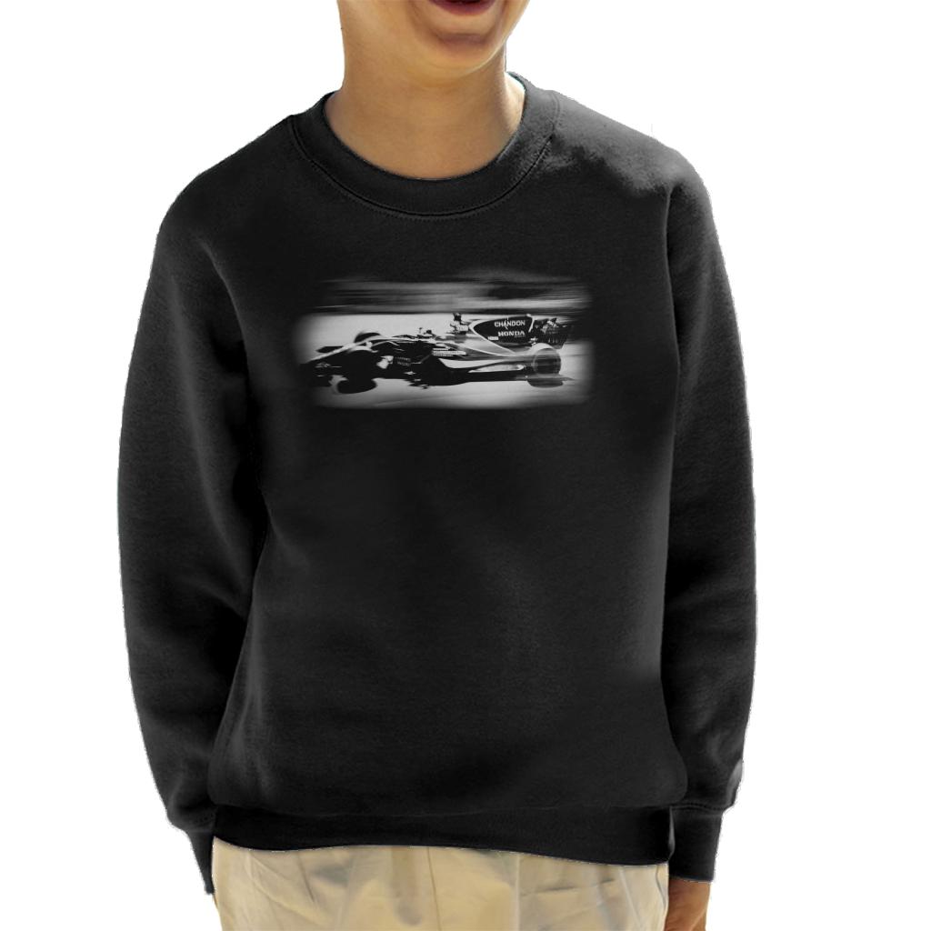 Motorsport Images Jenson Button McLaren MCL32 Honda Monaco GP Kid's Sweatshirt