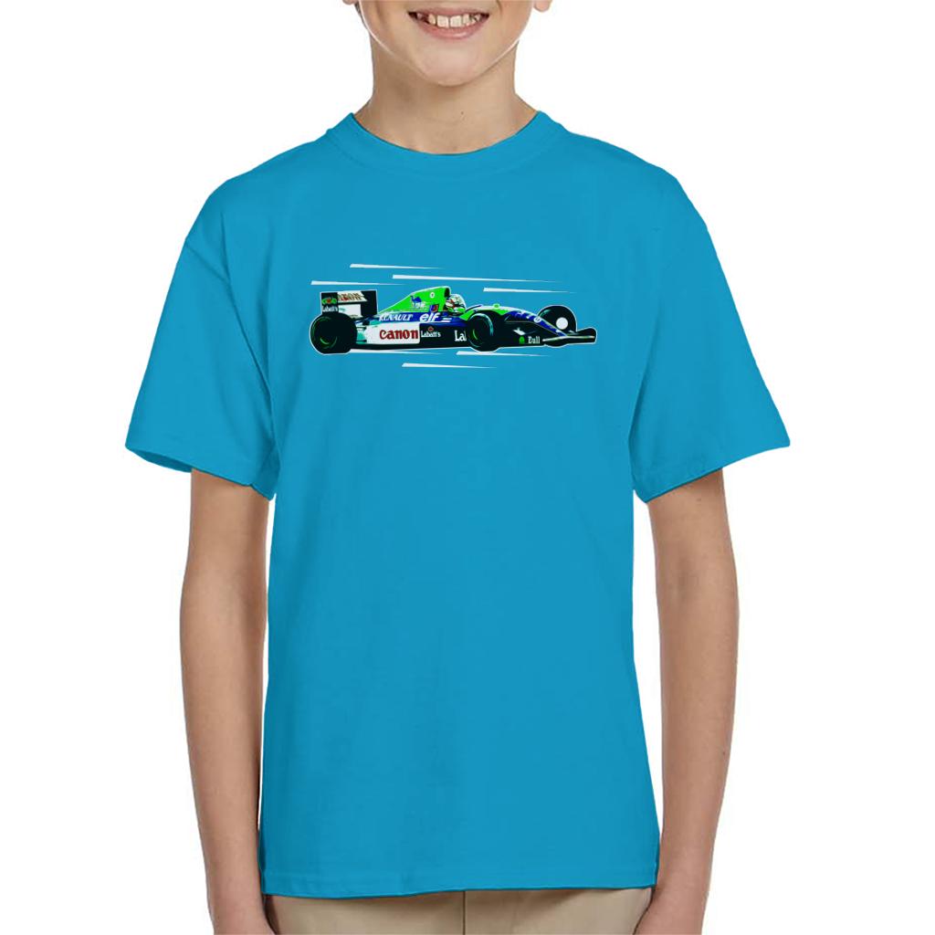 Motorsport Images Nigel Mansell FW14 At Silverstone Kids T-Shirt-ALL + EVERY