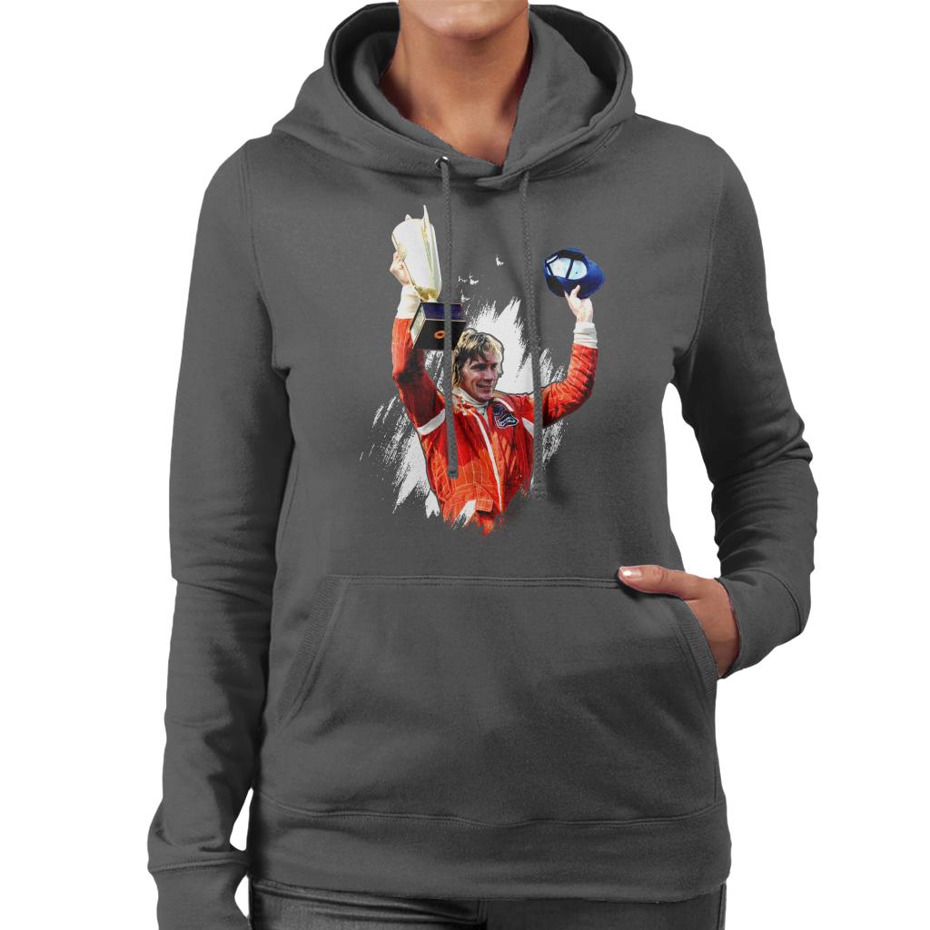 Motorsport Images James Hunt French GP Victory Women's Hooded Sweatshirt-ALL + EVERY