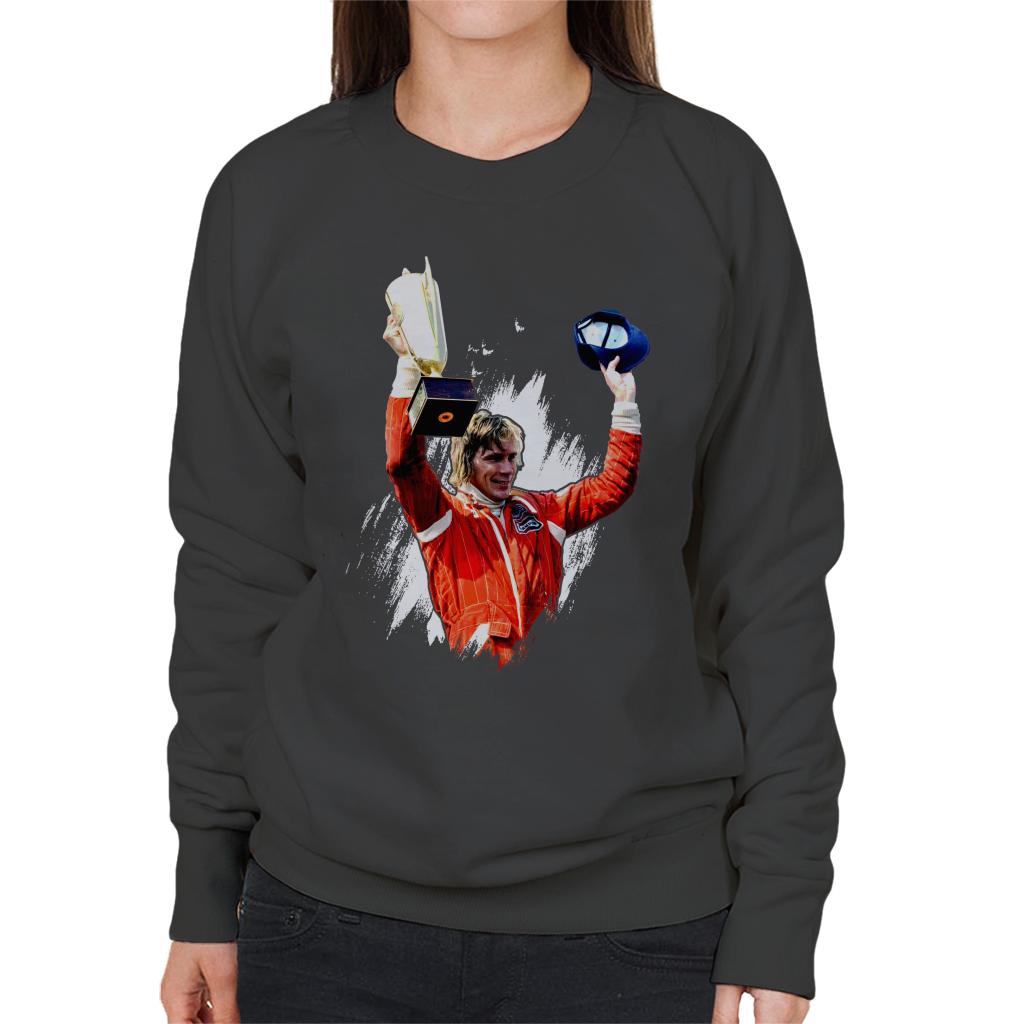 Motorsport Images James Hunt French GP Victory Women's Sweatshirt-ALL + EVERY