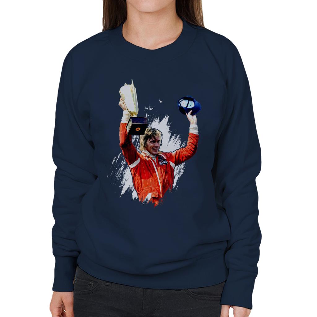 Motorsport Images James Hunt French GP Victory Women's Sweatshirt-ALL + EVERY