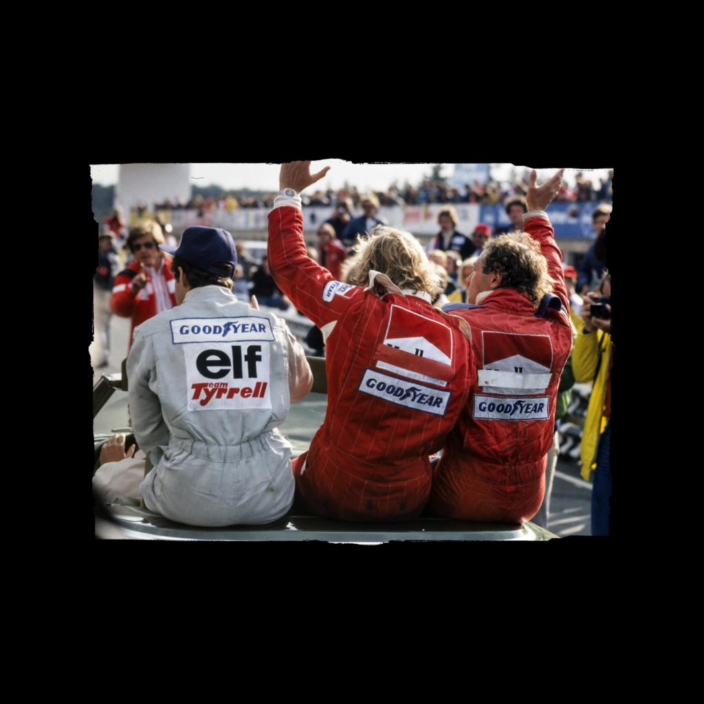 Motorsport Images Jody Scheckter James Hunt & Jochen Mass Women's Sweatshirt-ALL + EVERY