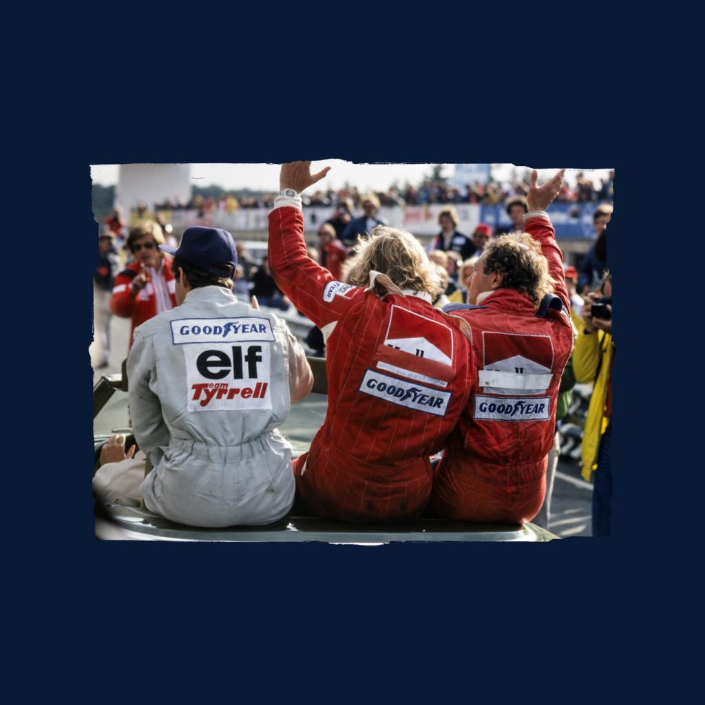 Motorsport Images Jody Scheckter James Hunt & Jochen Mass Women's Sweatshirt-ALL + EVERY