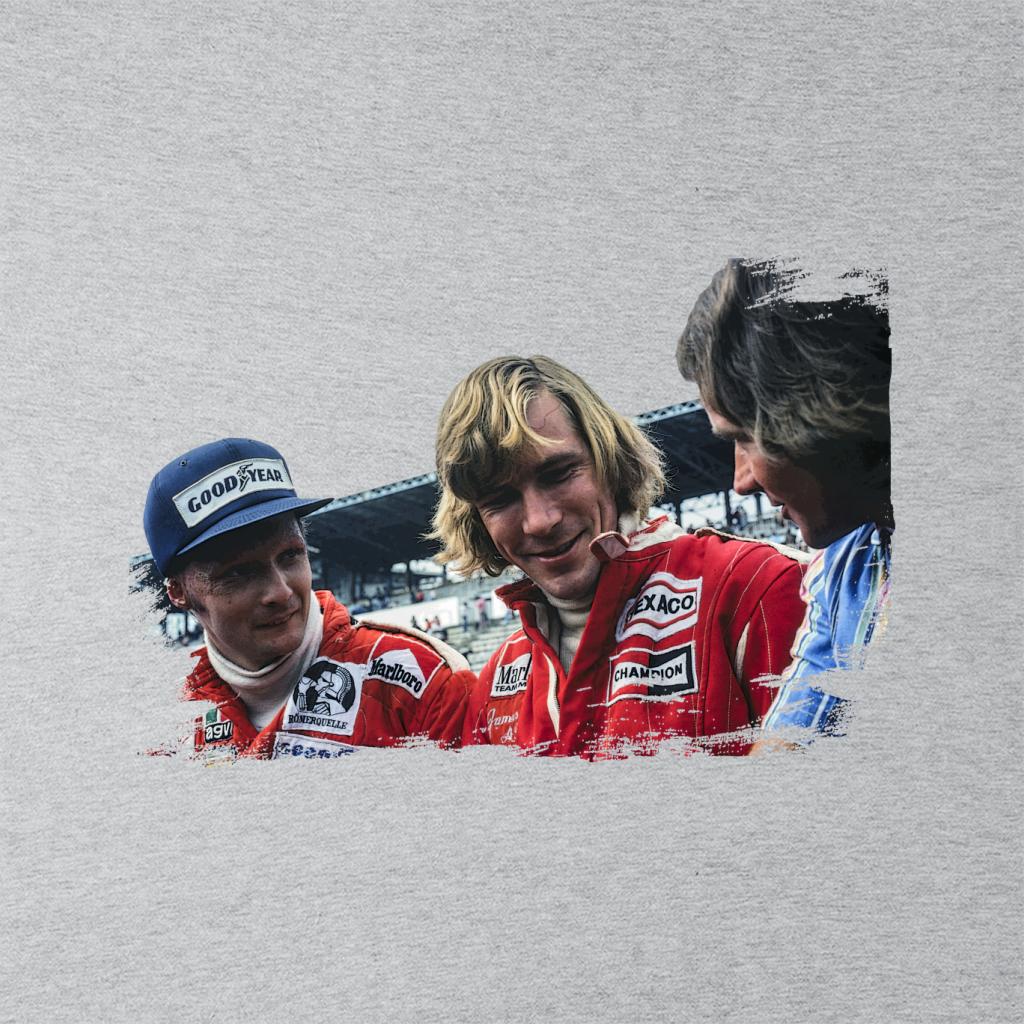 Motorsport Images Niki Lauda James Hunt & Barry Sheene Kids Hooded Sweatshirt-ALL + EVERY