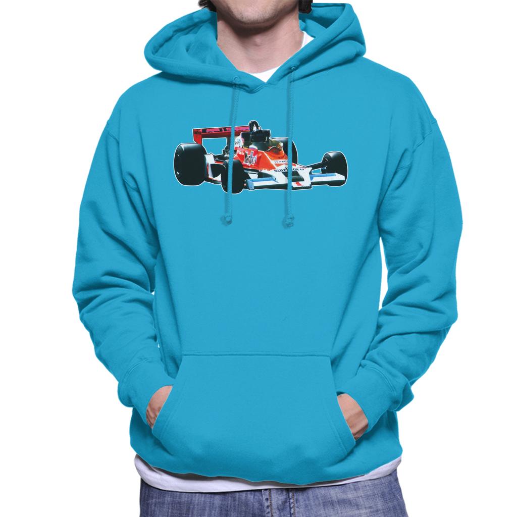 Motorsport Images James Hunt McLaren M26 1977 Men's Hooded Sweatshirt-ALL + EVERY