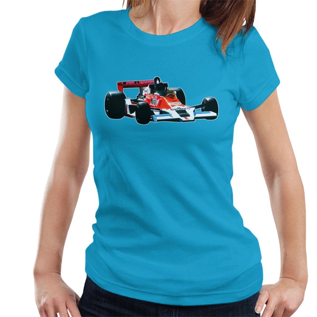 Motorsport Images James Hunt McLaren M26 1977 Women's T-Shirt-ALL + EVERY