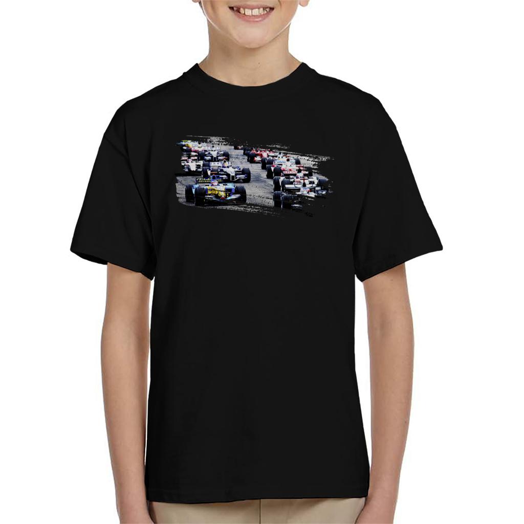 Motorsport Images San Marino GP 2005 Starting Shot Kids T-Shirt-ALL + EVERY