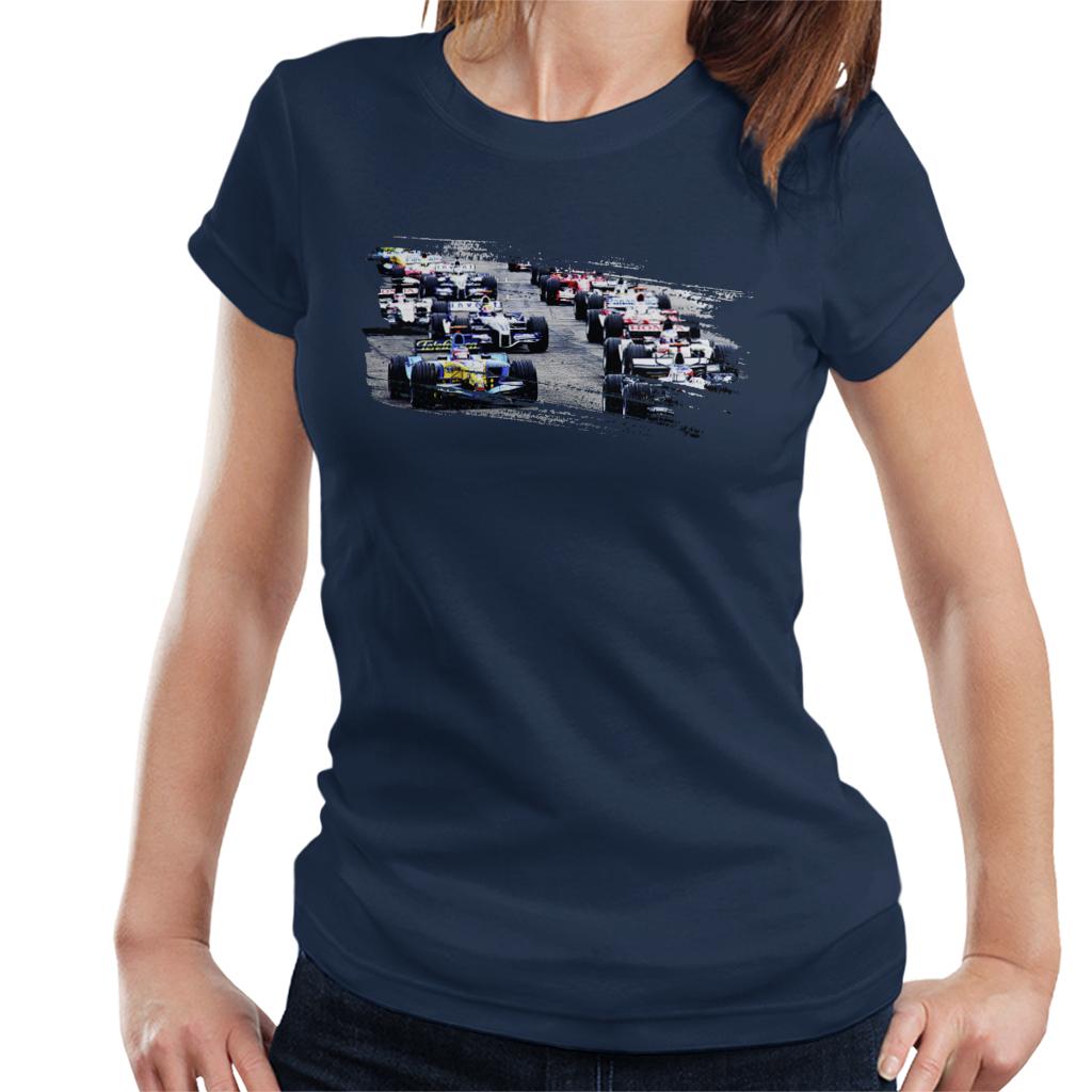 Motorsport Images San Marino GP 2005 Starting Shot Women's T-Shirt-ALL + EVERY