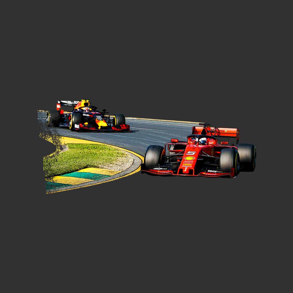 Motorsport Images Sebastian Vettel Max Verstappen Australian GP Kids T-Shirt-ALL + EVERY