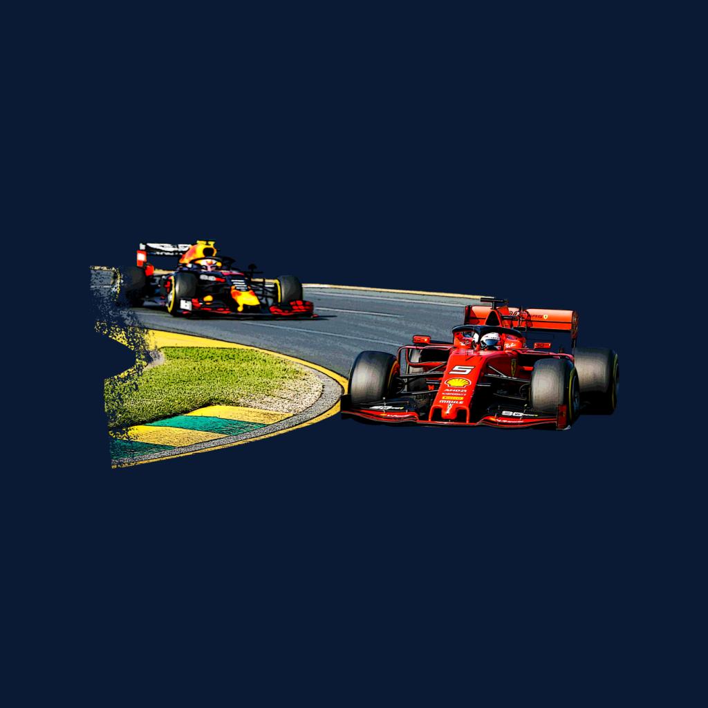 Motorsport Images Sebastian Vettel Max Verstappen Australian GP Kids T-Shirt-ALL + EVERY