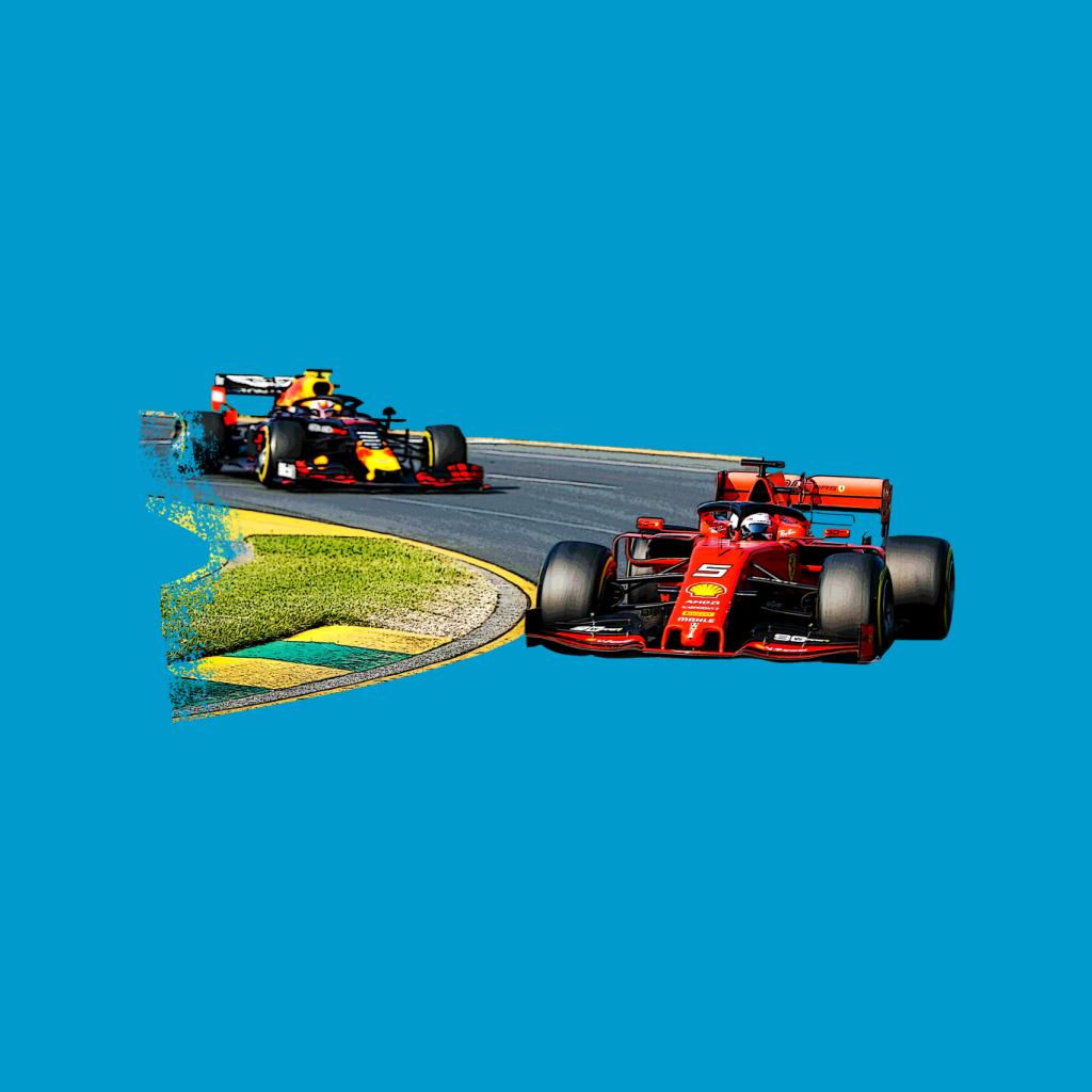 Motorsport Images Sebastian Vettel Max Verstappen Australian GP Women's T-Shirt-ALL + EVERY