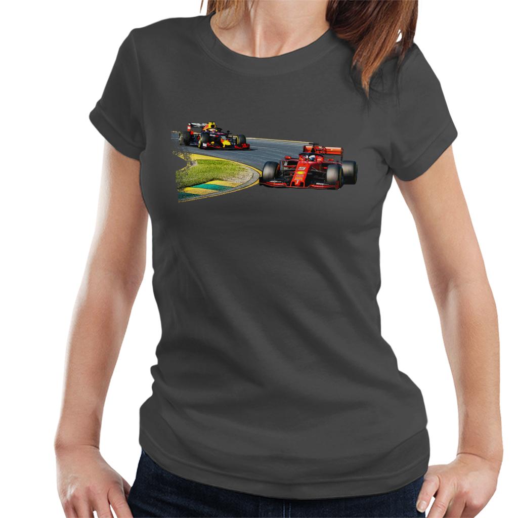 Motorsport Images Sebastian Vettel Max Verstappen Australian GP Women's T-Shirt-ALL + EVERY