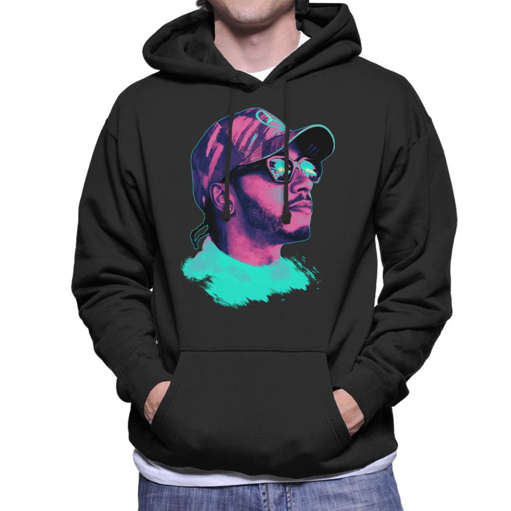 Motorsport Images Lewis Hamilton Spanish GP Neon Art Men's Hooded Sweatshirt-ALL + EVERY