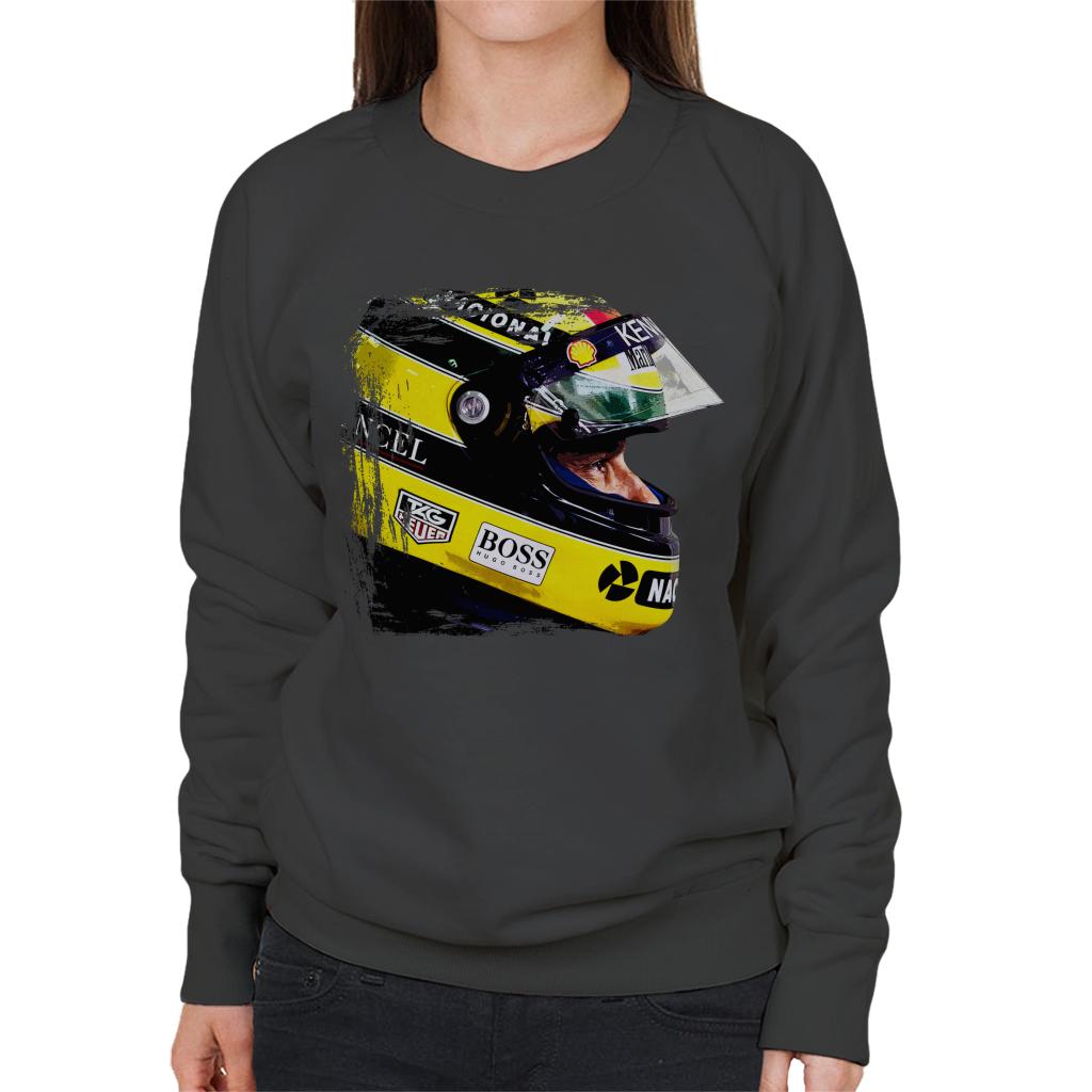 Motorsport Images Aryton Senna At Suzaka Japanese GP Women's Sweatshirt-ALL + EVERY