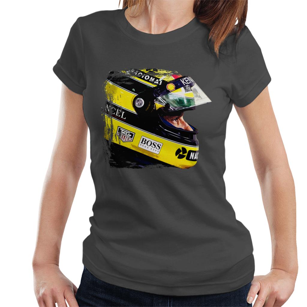 Motorsport Images Aryton Senna At Suzaka Japanese GP Women's T-Shirt-ALL + EVERY