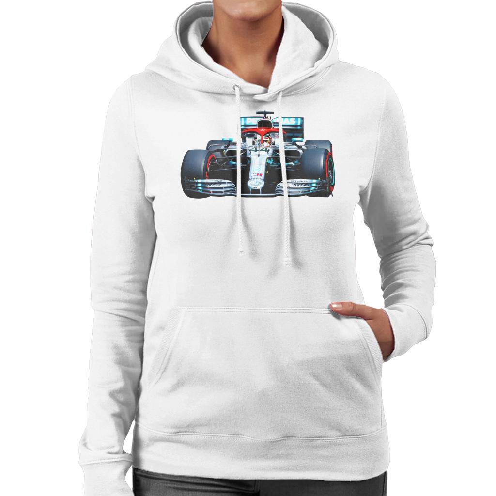 Motorsport Images Lewis Hamilton AMG F1 W10 Monte Carlo Women's Hooded Sweatshirt-ALL + EVERY