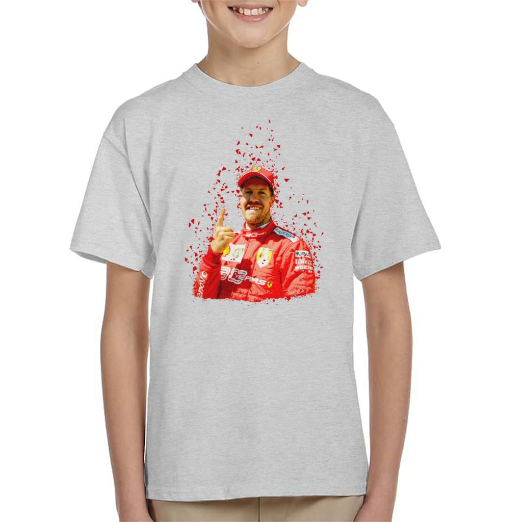 Motorsport Images Sebastian Vettel Pole Position Victory Canadian GP Kids T-Shirt-ALL + EVERY