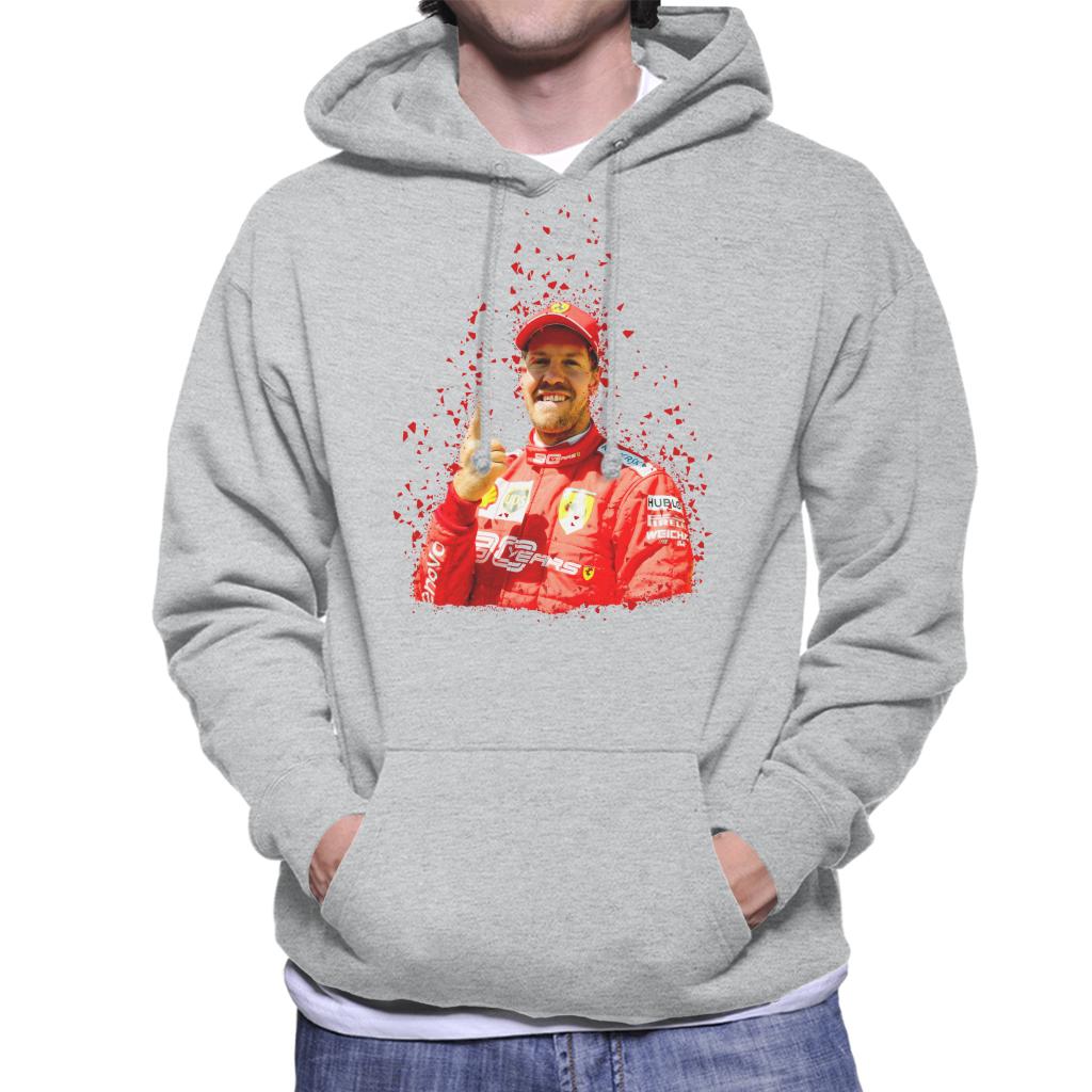 Motorsport Images Sebastian Vettel Pole Position Victory Canadian GP Men's Hooded Sweatshirt-ALL + EVERY