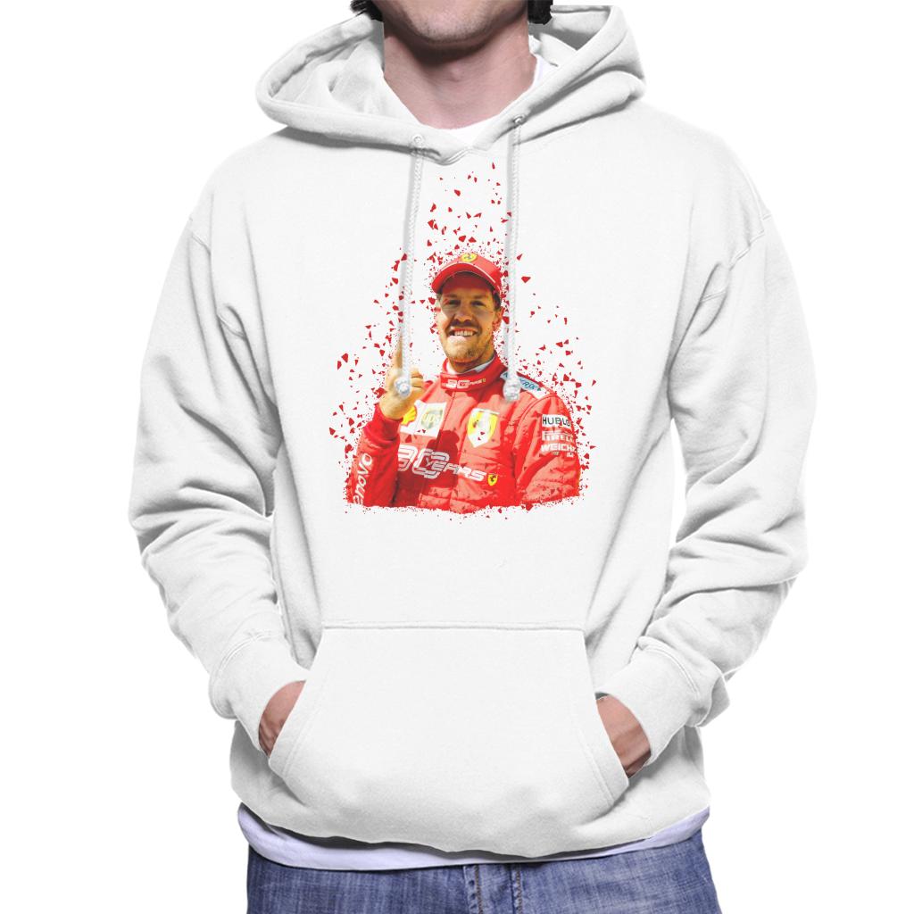 Motorsport Images Sebastian Vettel Pole Position Victory Canadian GP Men's Hooded Sweatshirt-ALL + EVERY