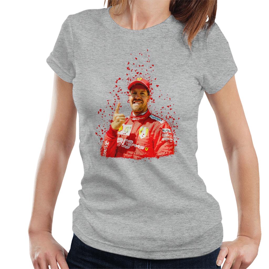 Motorsport Images Sebastian Vettel Pole Position Victory Canadian GP Women's T-Shirt-ALL + EVERY