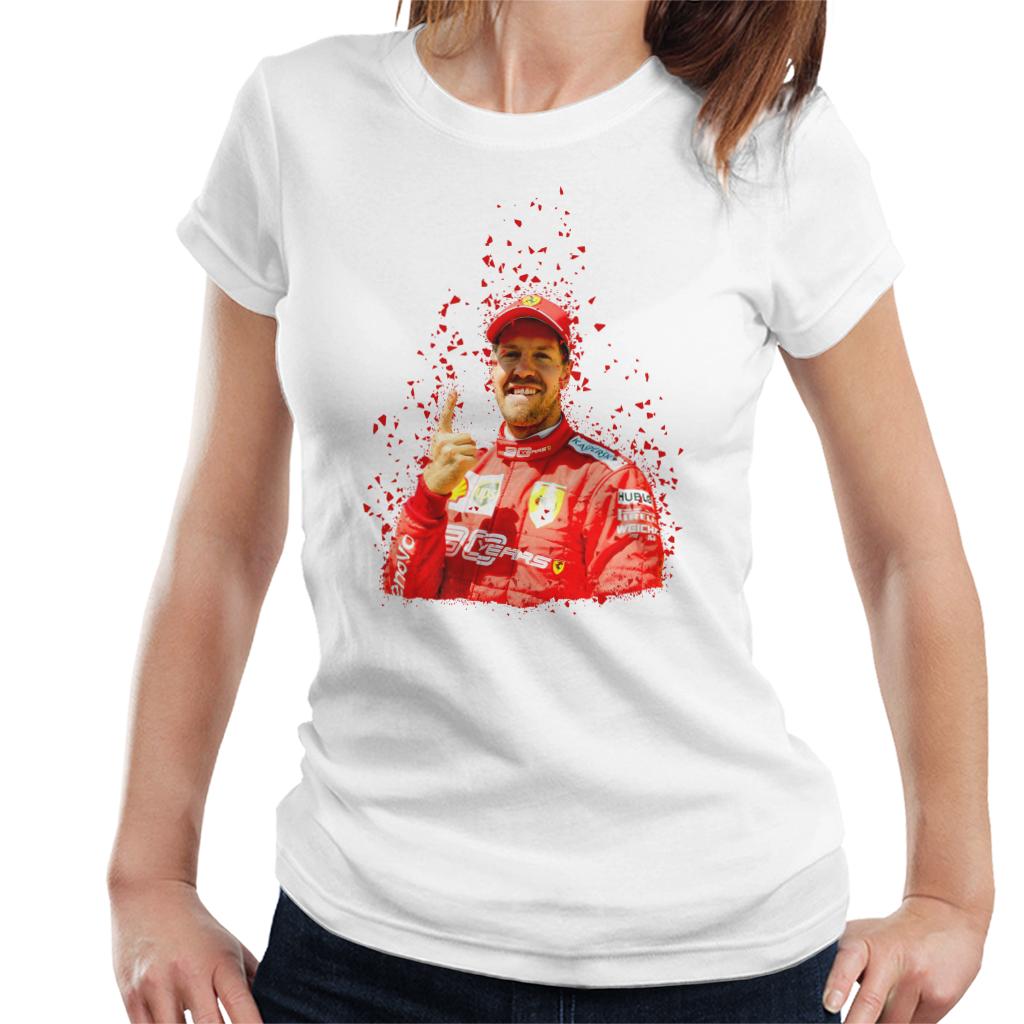 Motorsport Images Sebastian Vettel Pole Position Victory Canadian GP Women's T-Shirt-ALL + EVERY