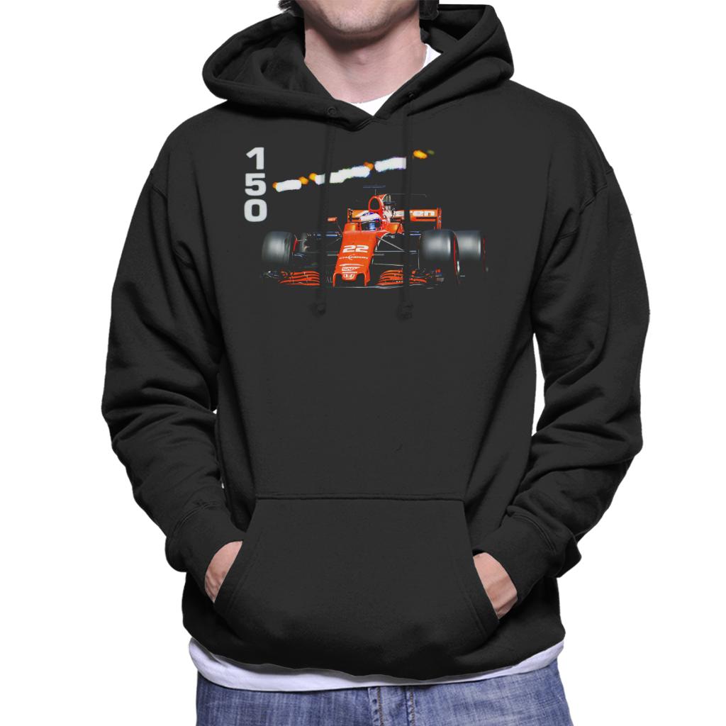 Motorsport Images Jenson Button McLaren MCL32 Monte Carlo Men's Hooded Sweatshirt-ALL + EVERY