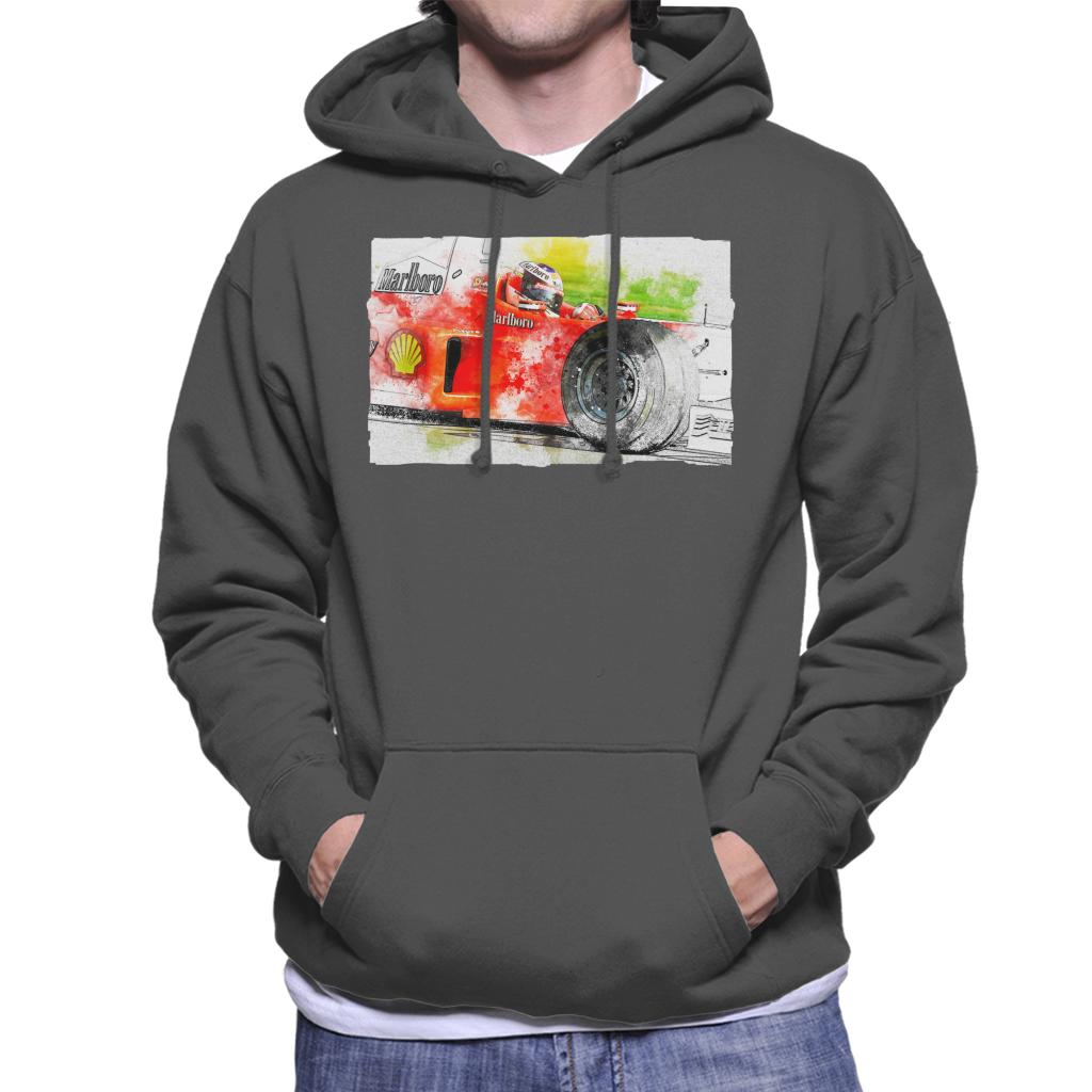 Motorsport Images Michael Schumacher Barcelona Spanish GP Men's Hooded Sweatshirt-ALL + EVERY