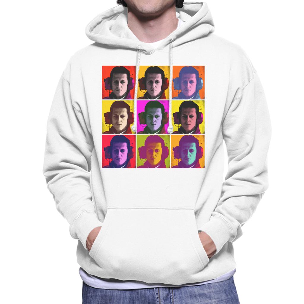 Motorsport Images Michael Schumacher Italian GP Pop Art Men's Hooded Sweatshirt-ALL + EVERY