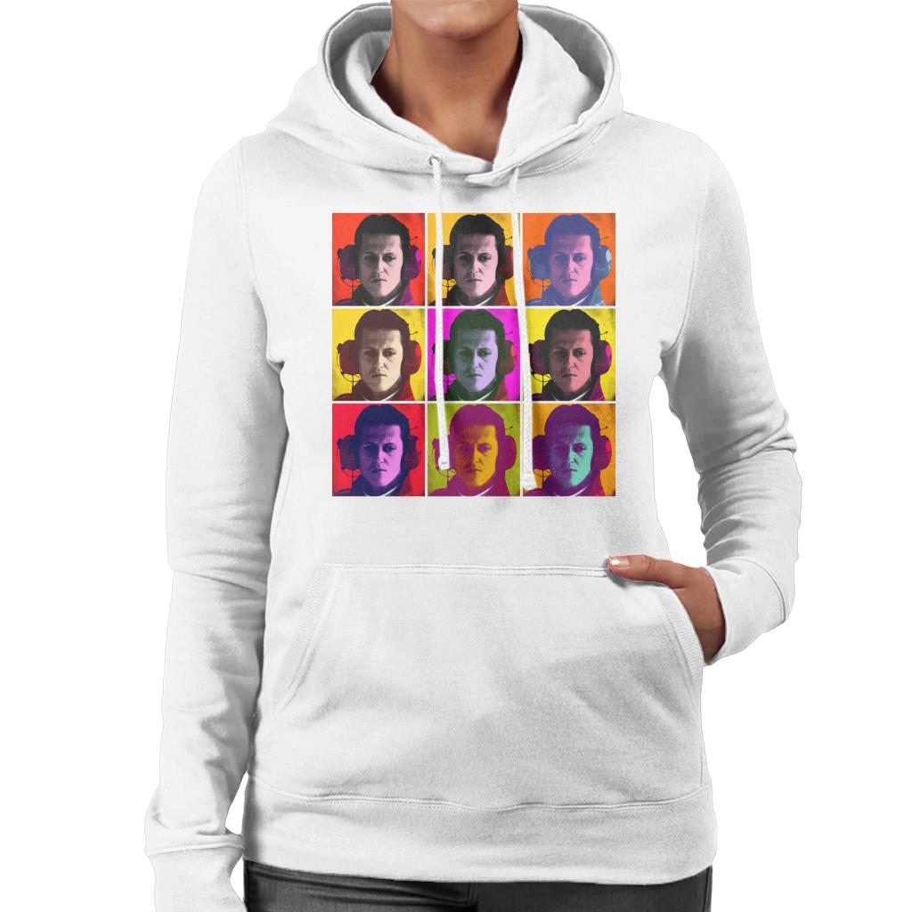 Motorsport Images Michael Schumacher Italian GP Pop Art Women's Hooded Sweatshirt-ALL + EVERY