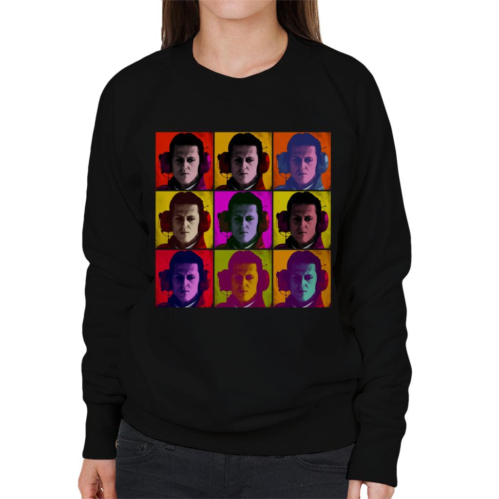 Motorsport Images Michael Schumacher Italian GP Pop Art Women's Sweatshirt-ALL + EVERY