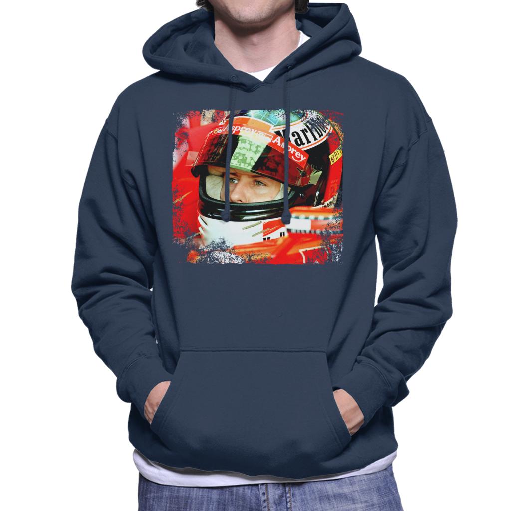 Motorsport Images Michael Schumacher San Marino GP Men's Hooded Sweatshirt-ALL + EVERY