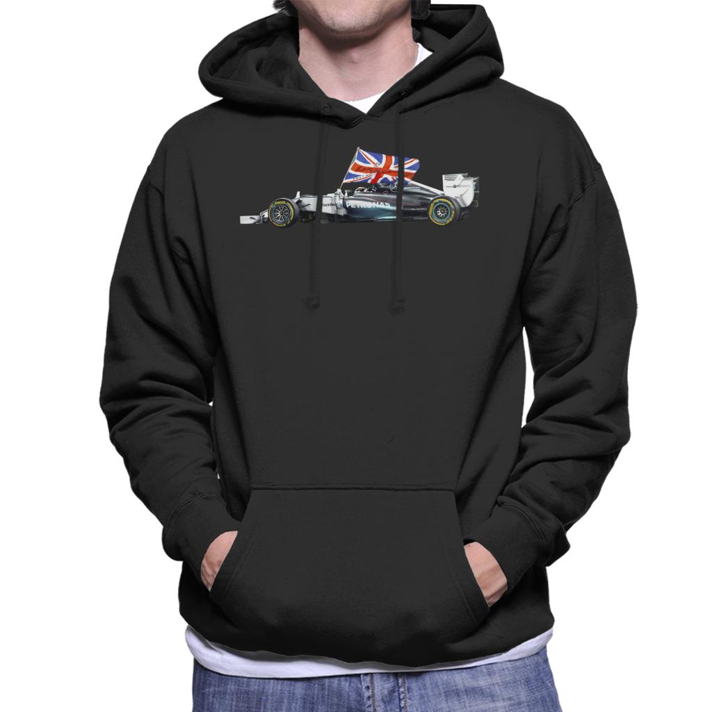 Motorsport Images Lewis Hamilton Yas Marina Circuit 2014 Men's Hooded Sweatshirt-ALL + EVERY