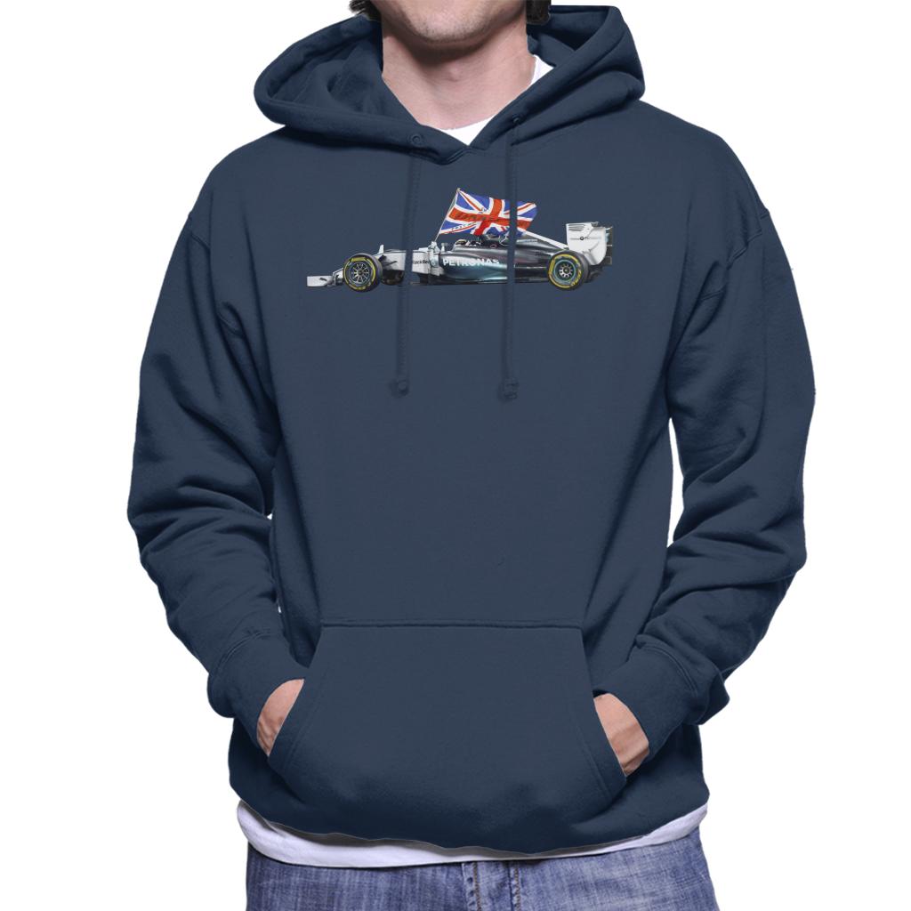 Motorsport Images Lewis Hamilton Yas Marina Circuit 2014 Men's Hooded Sweatshirt-ALL + EVERY