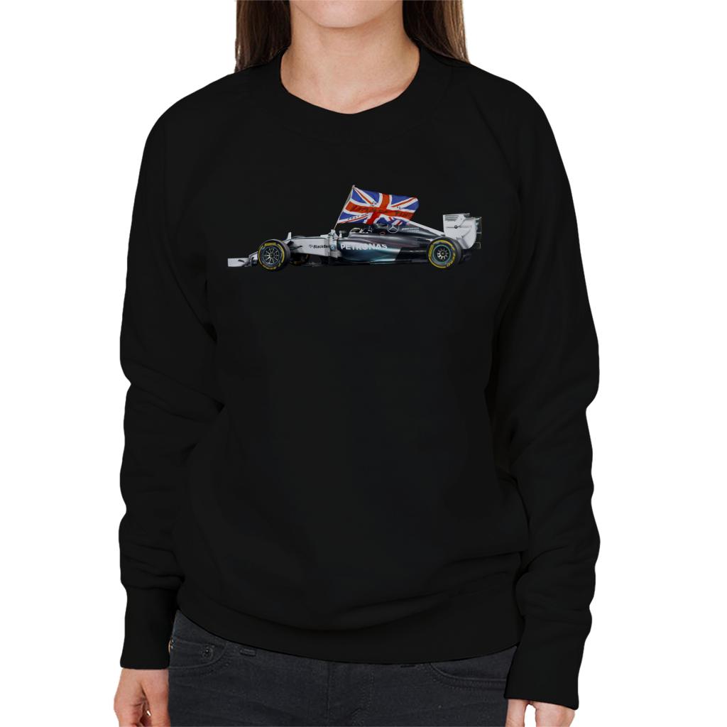 Motorsport Images Lewis Hamilton Yas Marina Circuit 2014 Women's Sweatshirt-ALL + EVERY