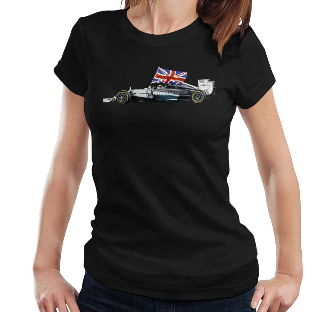 Motorsport Images Lewis Hamilton Yas Marina Circuit 2014 Women's T-Shirt-ALL + EVERY