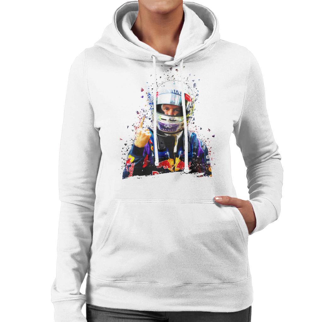 Motorsport Images Sebastian Vettel Interlagos 2013 Women's Hooded Sweatshirt-ALL + EVERY