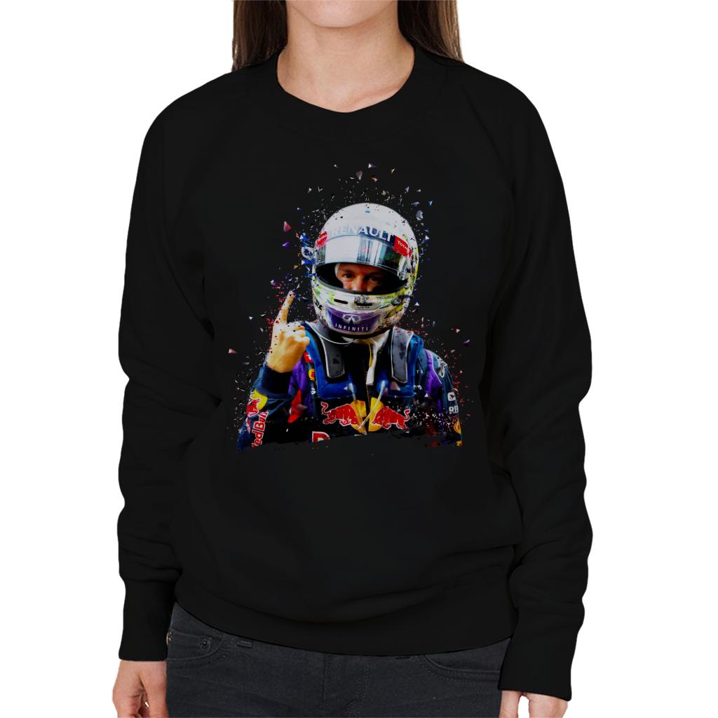 Motorsport Images Sebastian Vettel Interlagos 2013 Women's Sweatshirt-ALL + EVERY