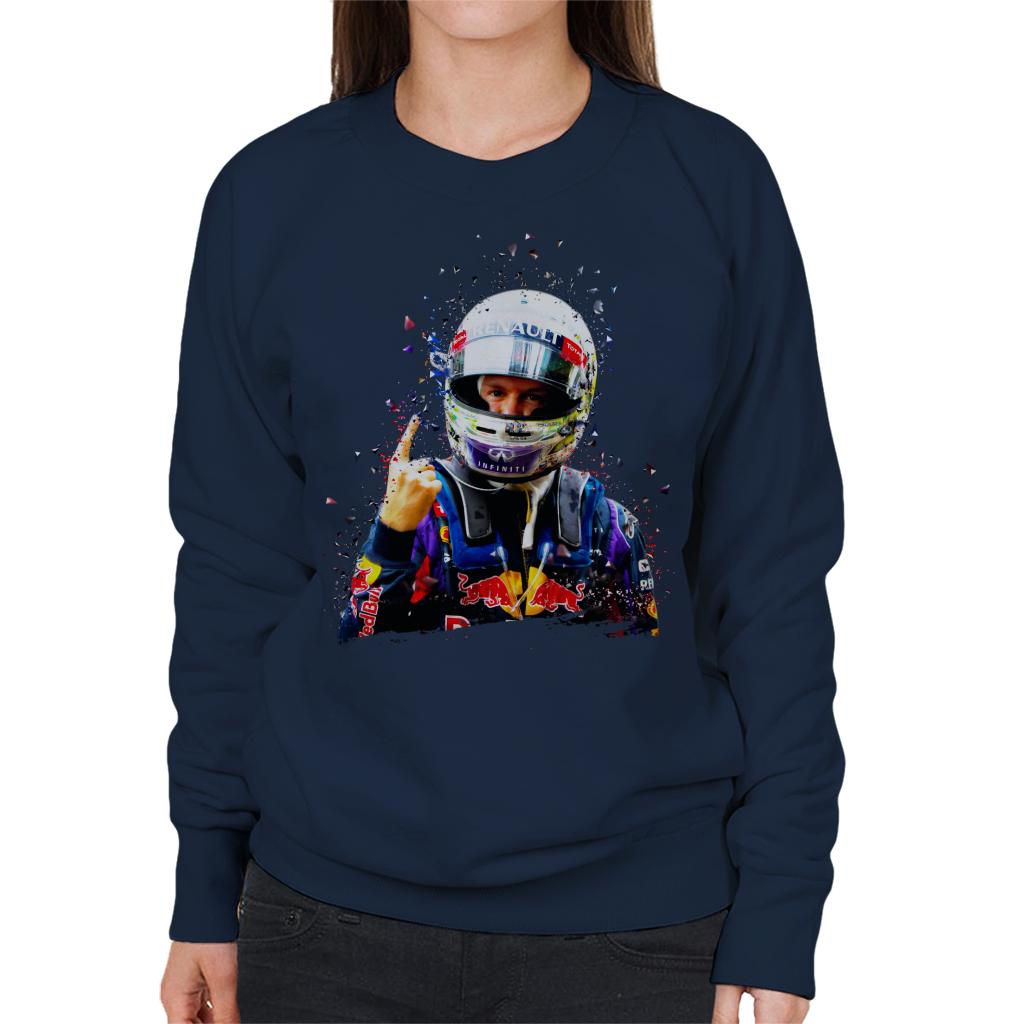 Motorsport Images Sebastian Vettel Interlagos 2013 Women's Sweatshirt-ALL + EVERY