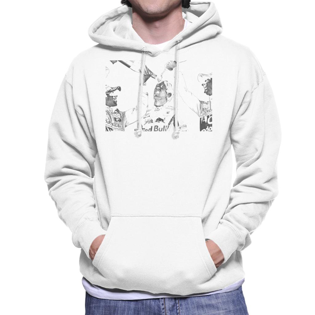 Motorsport Images Sebastian Vettel Yas Marina Circuit 2010 Men's Hooded Sweatshirt-ALL + EVERY