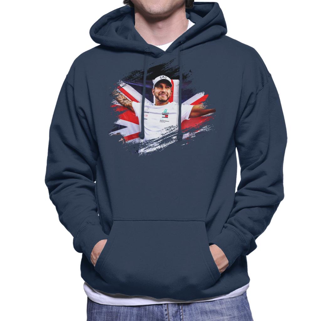 Motorsport Images Lewis Hamilton Autodromo Men's Hooded Sweatshirt-ALL + EVERY