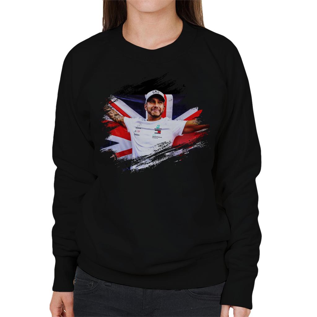 Motorsport Images Lewis Hamilton Autodromo Women's Sweatshirt-ALL + EVERY