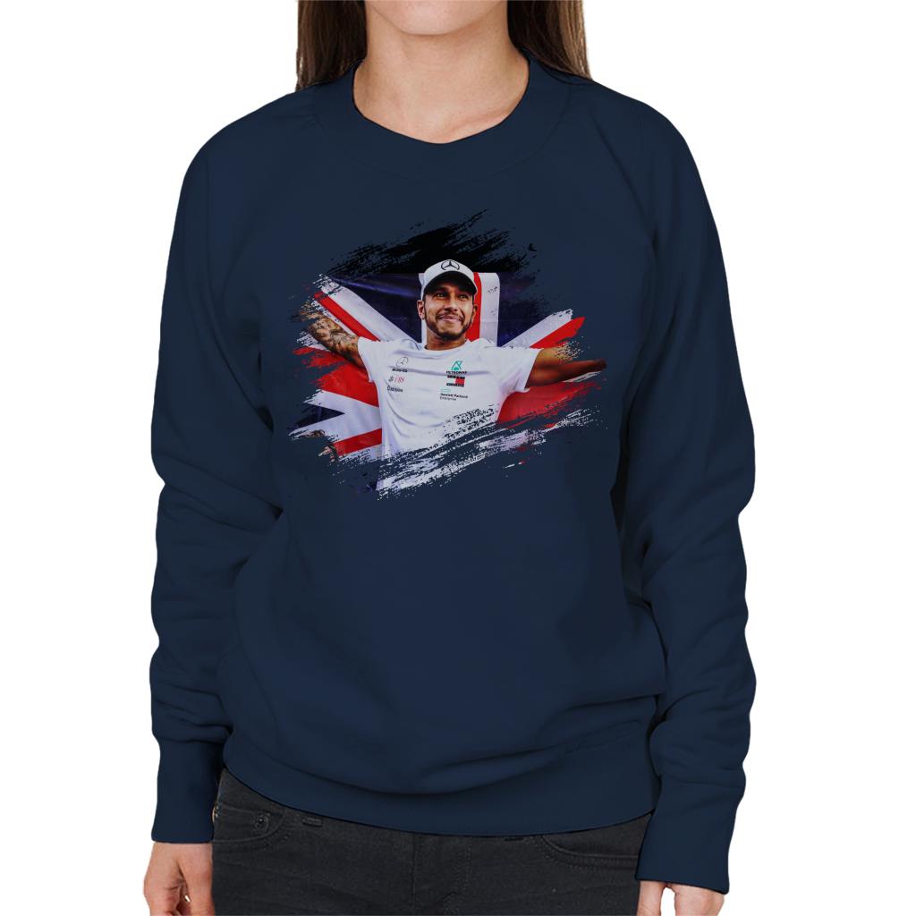 Motorsport Images Lewis Hamilton Autodromo Women's Sweatshirt-ALL + EVERY