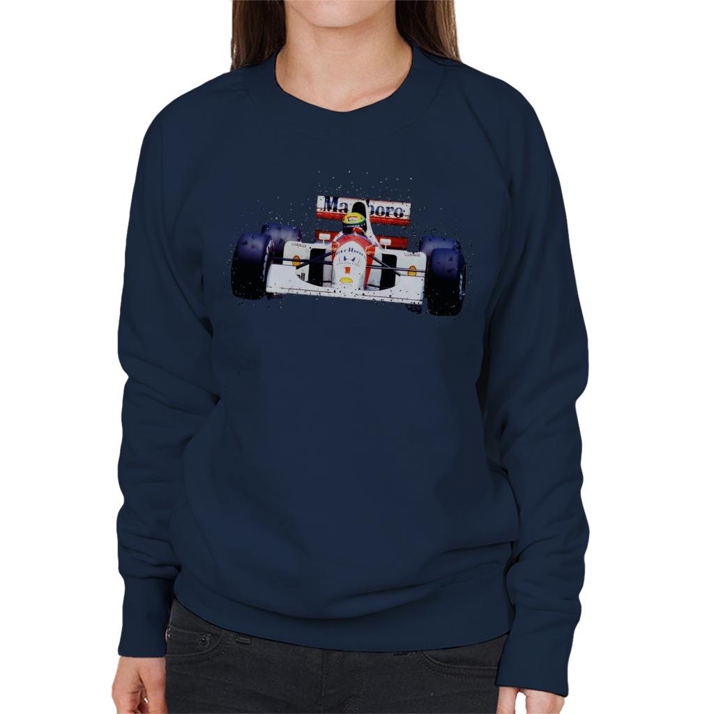 Motorsport Images Ayrton Senna 1992 Mclaren Monaco Women's Sweatshirt-ALL + EVERY